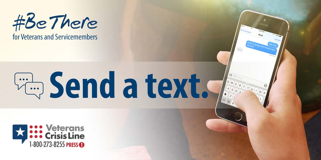 The VA’s #BeThere awareness program encourages the public to reach out to veterans.