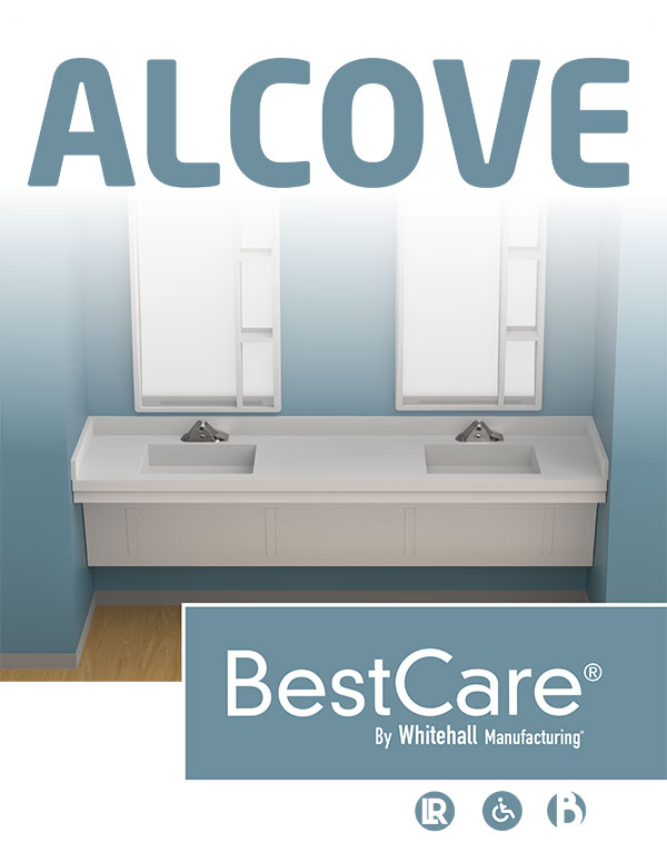 BestCare® Alcove Configurable Sinks for Behavioral Healthcare Facilities